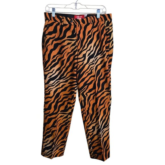 Shinesty The Make Them Purr Tiger Print Suit Statement Piece Size 38/31/32 - Picture 6 of 16